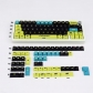 Cyberpunk Yellow 104+26 PBT Dye-subbed Doubleshot Backlit Keycaps Set for Mechanical Gaming Keyboard